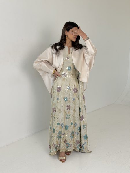 Embroidery organza set